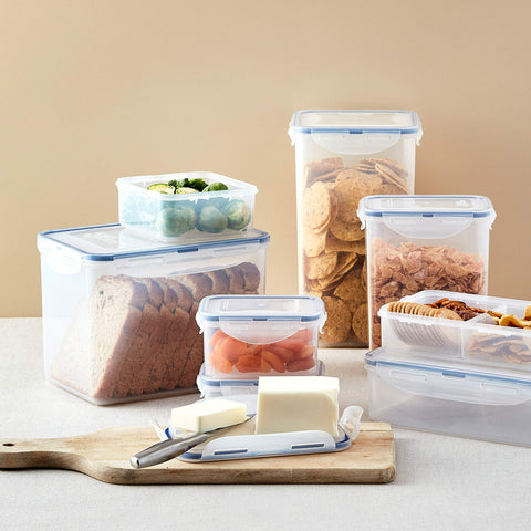 LocknLock Easy Essentials Pantry Storage Square helps tidy snacks and dry goods.