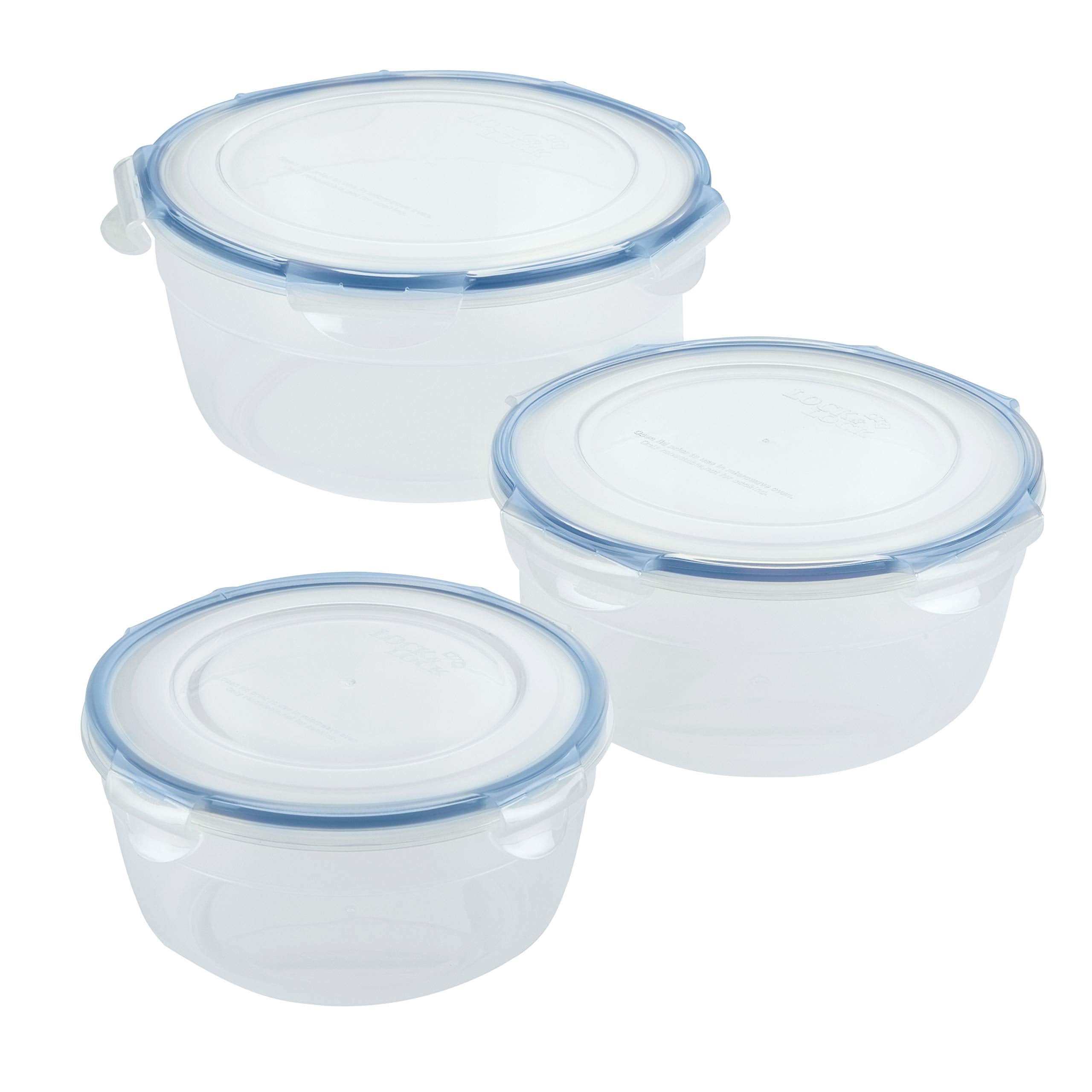 LocknLock Easy Essentials stackable bowls on display showing space-saving design
