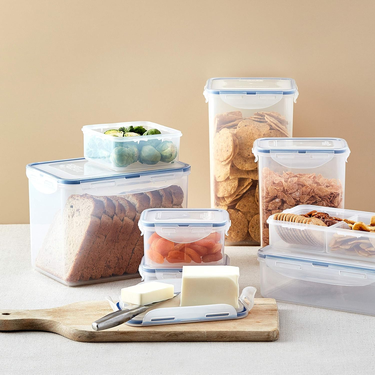 LocknLock freezer storage helps preserve bulk ingredients.