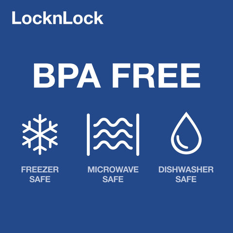 LocknLock container suitable for refrigerator, freezer, pantry and travel.