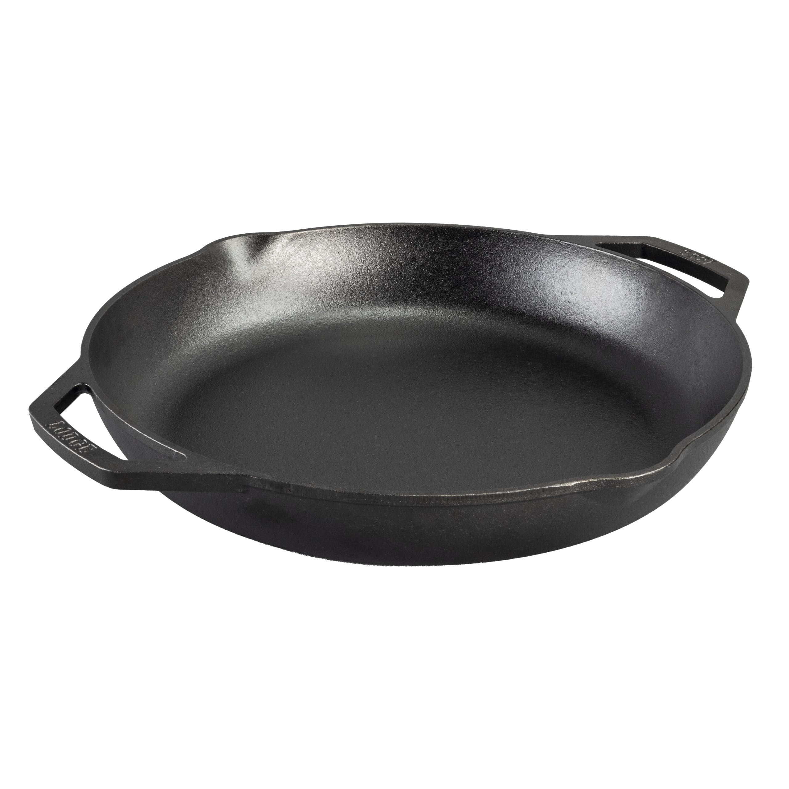 Lodge Chef Collection 14-Inch Skillet top view shows sturdy construction for even heating