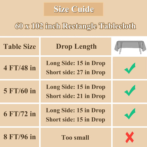 Lodmemo machine-washable tablecloth is easy to refresh after events.