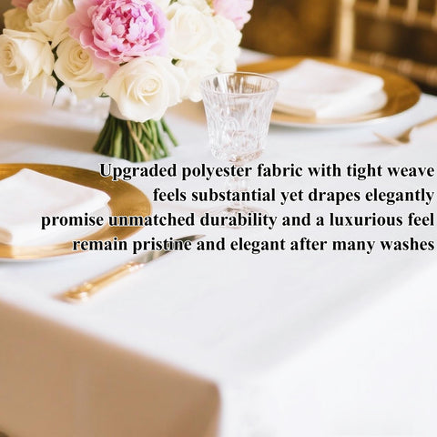 Lodmemo stain-resistant tablecloth closeup helps protect surfaces during gatherings.