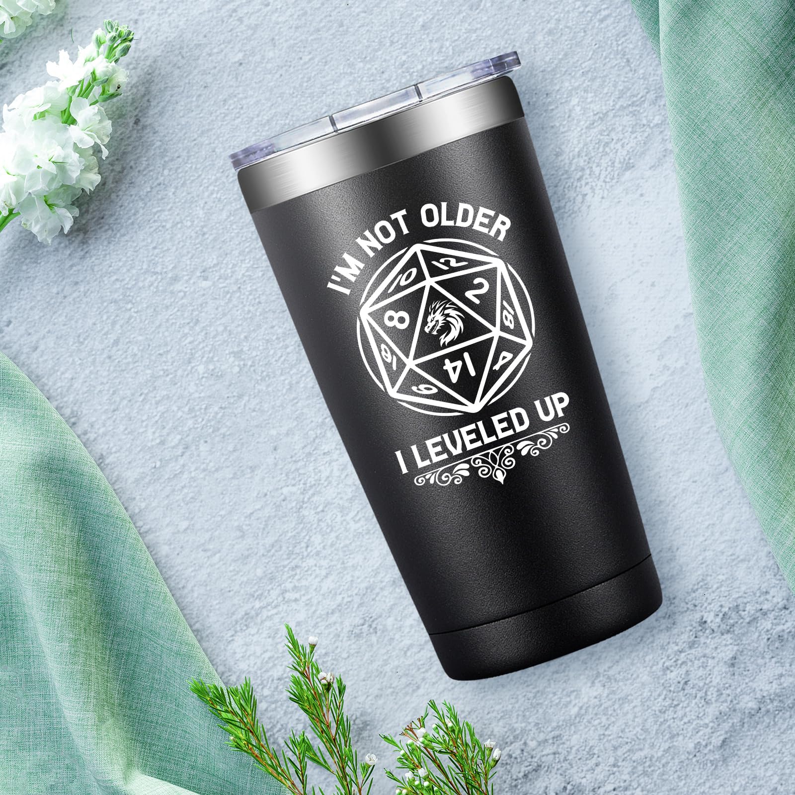 Loecuxe DND tumbler anti-rust material for everyday durability.