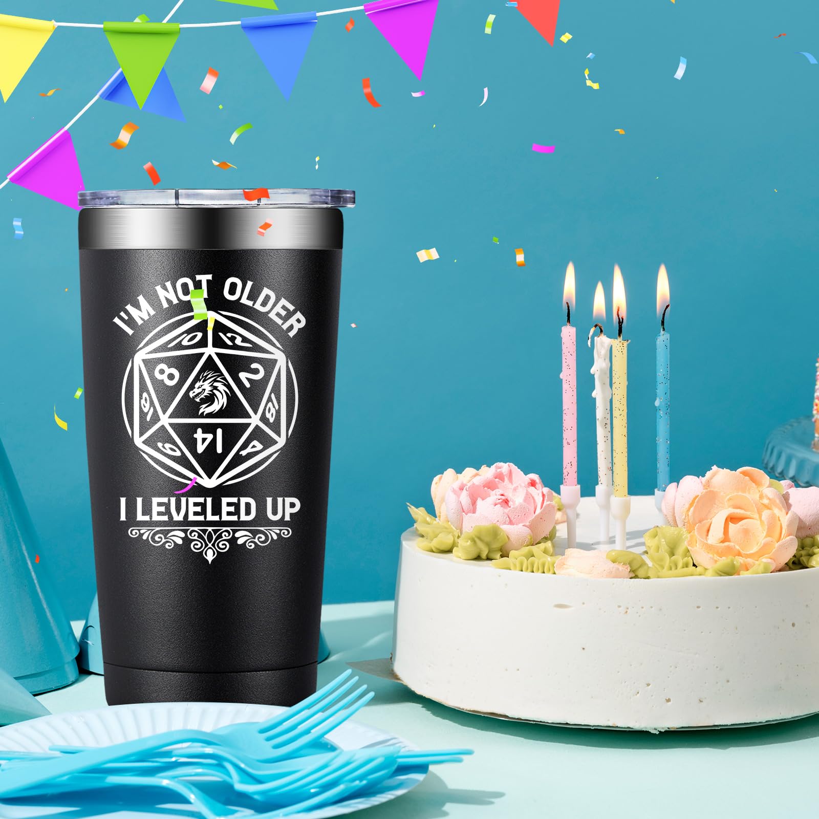 Loecuxe DND tumbler hand-protection design stays cool to touch.