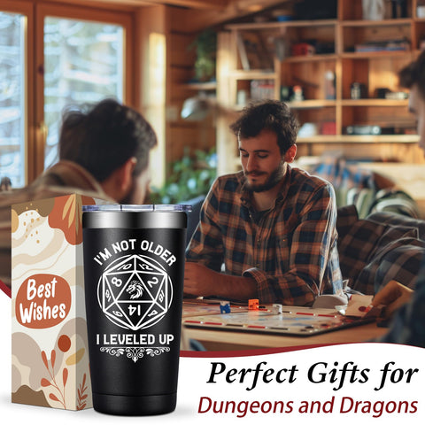 Loecuxe DND tumbler insulation keeps beverages cold or hot longer.