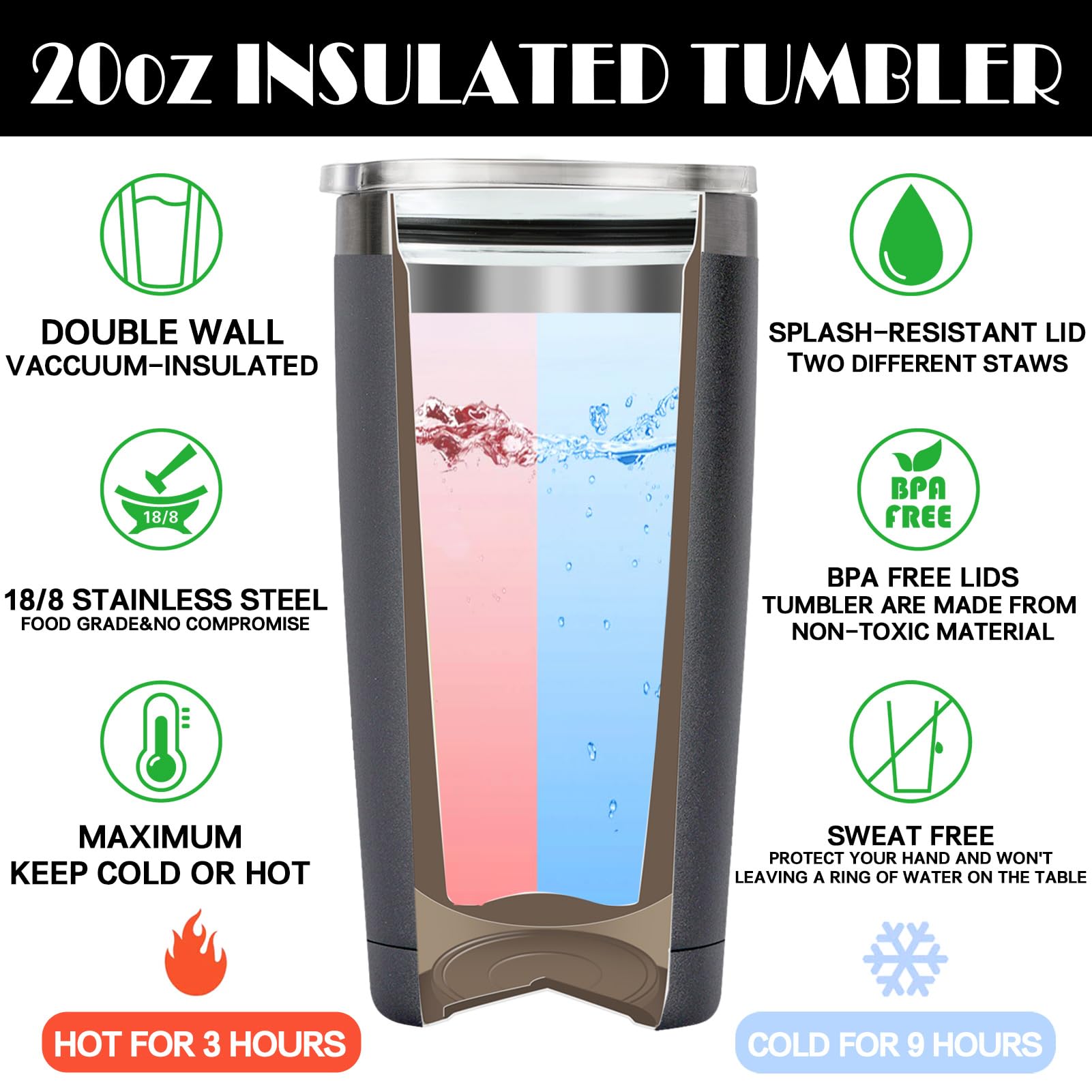 Loecuxe Marine Corps tumbler packaging-inside shows thoughtful gift presentation.