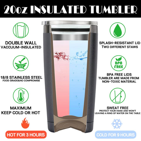 Loecuxe Marine Corps tumbler packaging-inside shows thoughtful gift presentation.