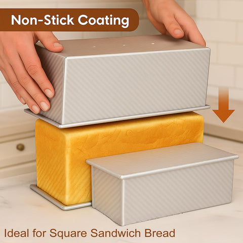 Logario loaf pan durable steel construction for lasting use