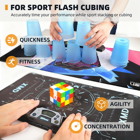 LogicTwist timer anti slip feet keep it steady during practice