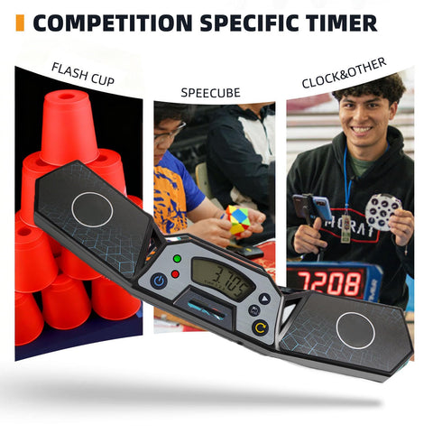 LogicTwist timer powered by two AAA batteries for portable use
