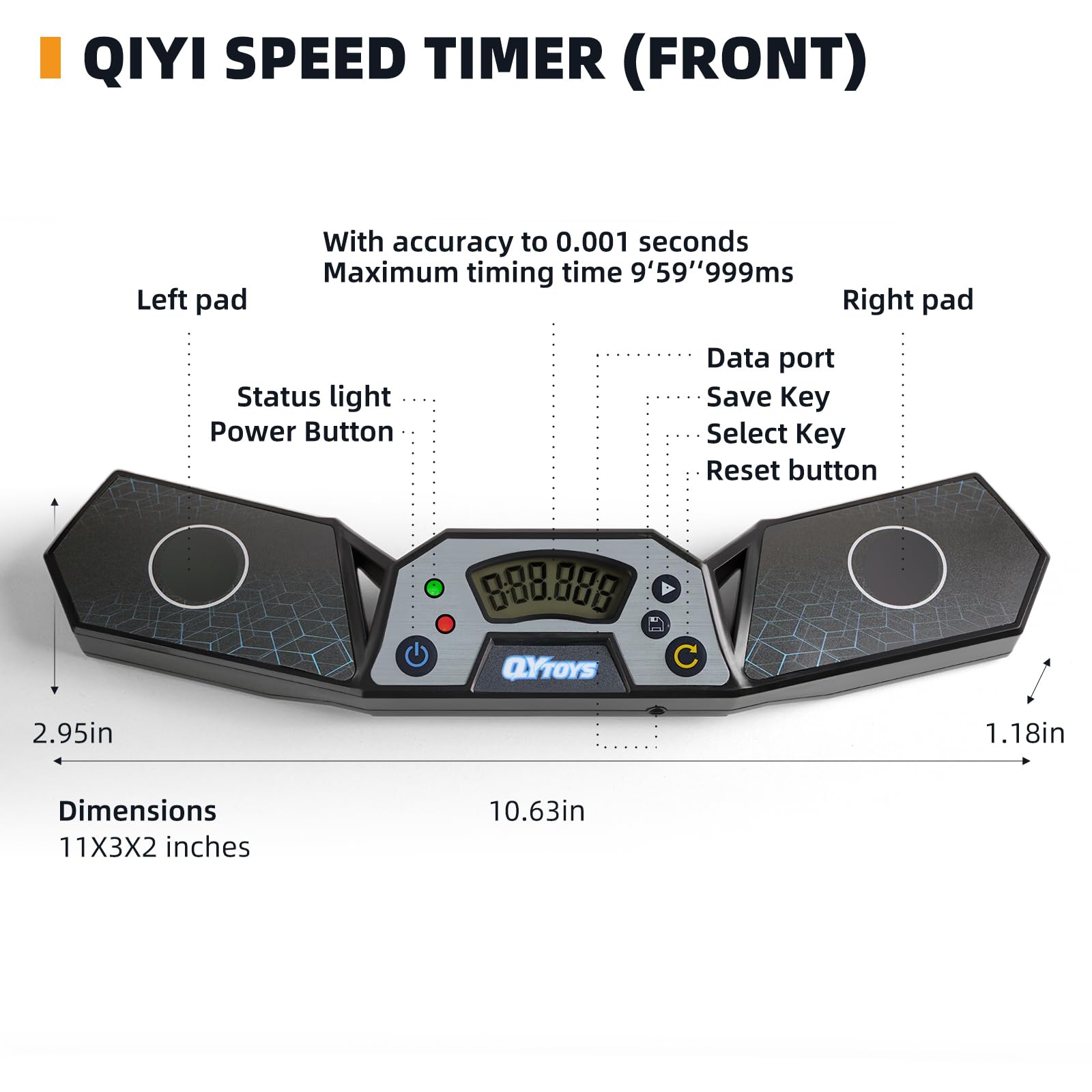 LogicTwist timer top display showing time readout for quick sessions