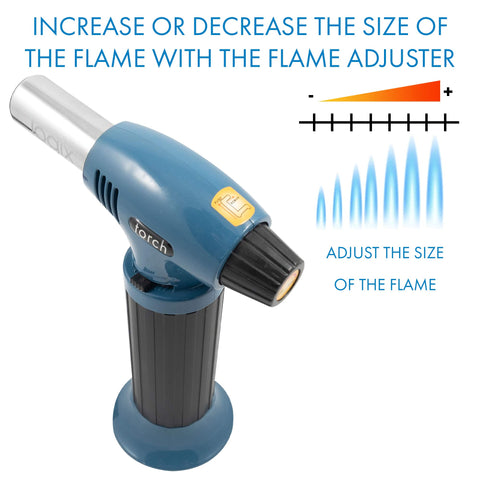 Logix 20910 dual flame mode enables quick bursts and steady browning.
