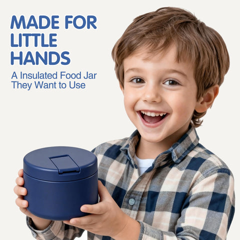 LOHASOK 12oz Kids Soup Thermo wide mouth eases filling and serving