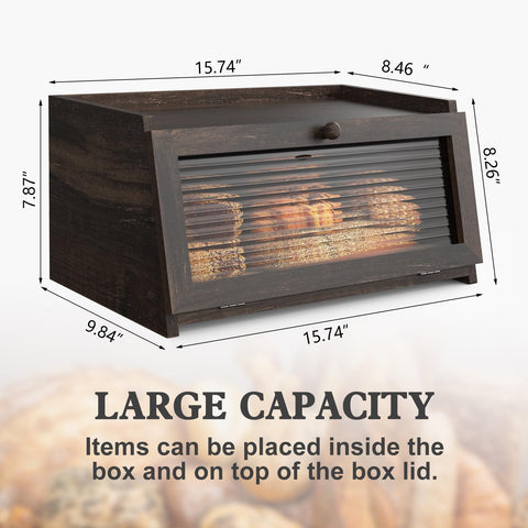 LOHASOK bread box includes 3 year warranty and responsive support