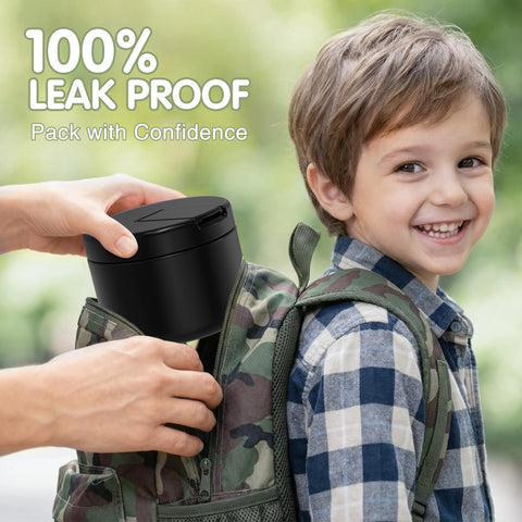 LOHASOK leak-proof seal prevents spills in backpacks during commutes.