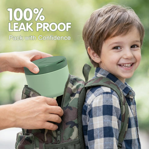 LOHASOK leak-proof seal prevents spills during backpacks and travel.