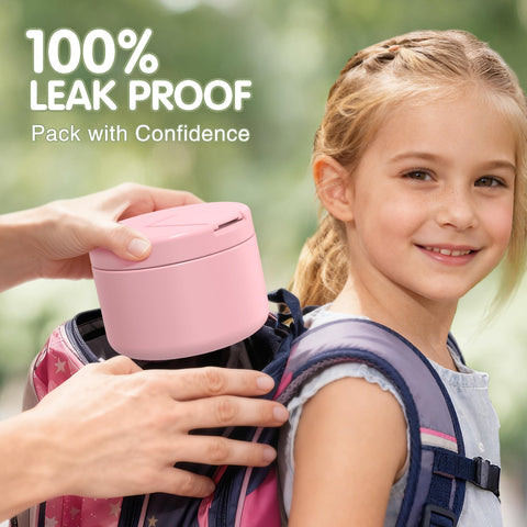 LOHASOK leak-proof seal prevents spills in backpacks.