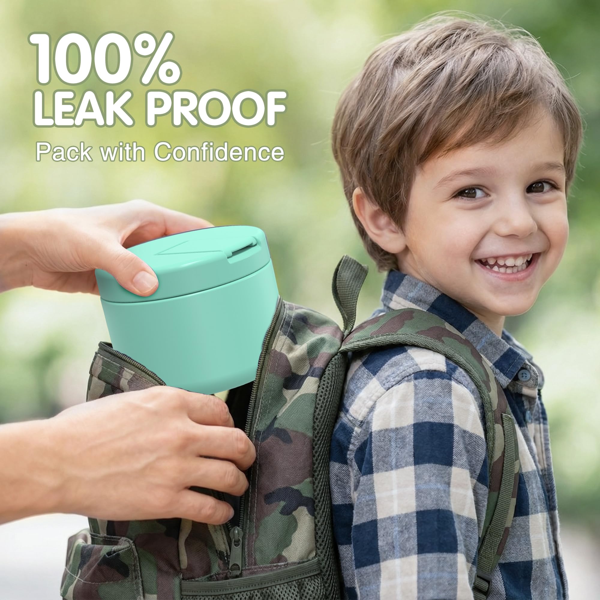 LOHASOK vacuum-insulated meal jar image, keeps meals hot or cold