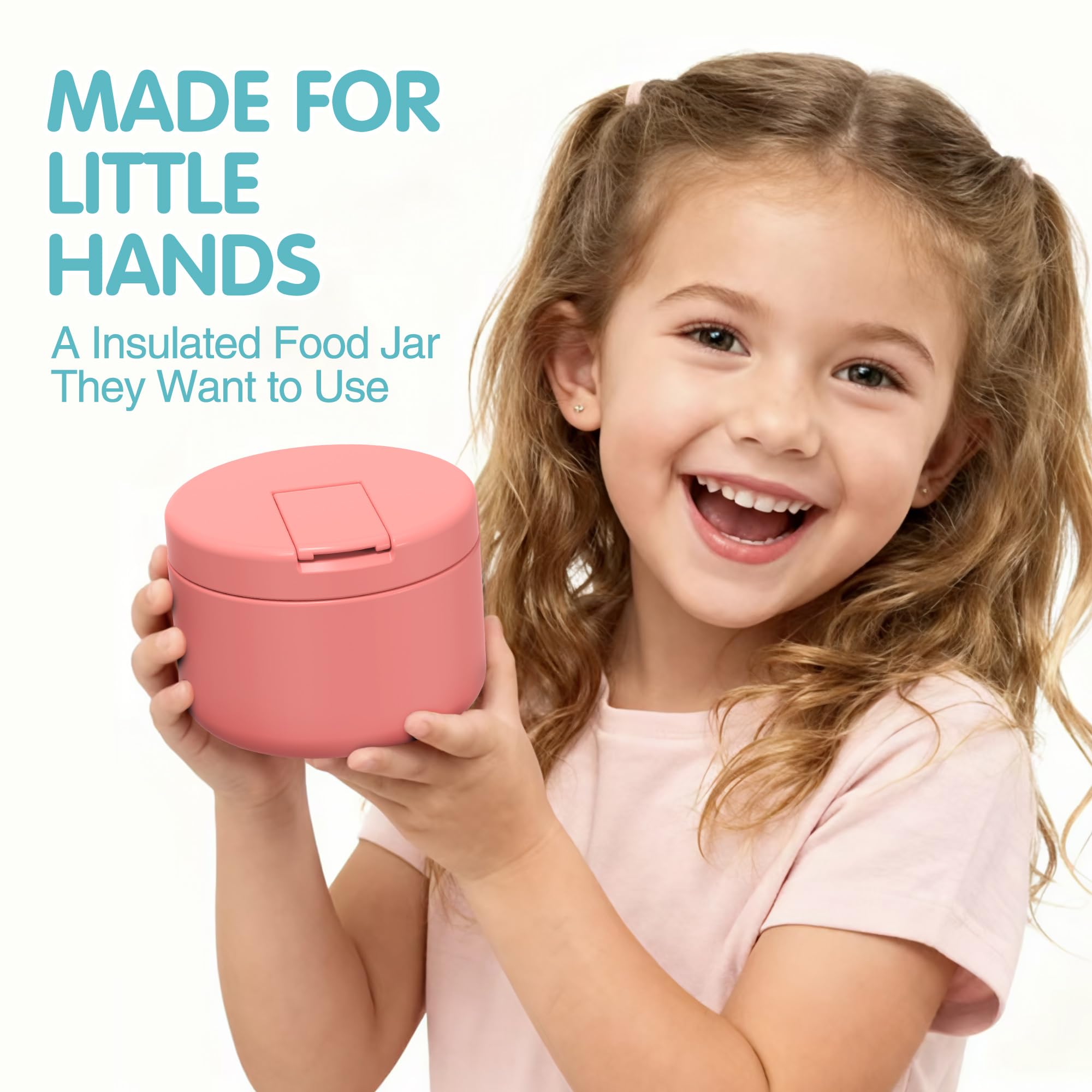 LOHASOK wide-mouth kids container simplifies filling and eating