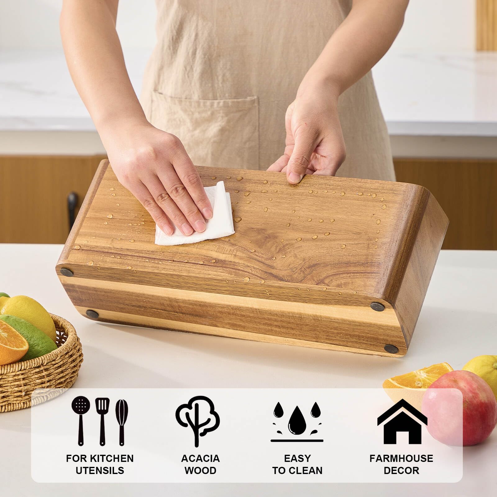 LOHONER diatomite pad keeps utensils dry after use