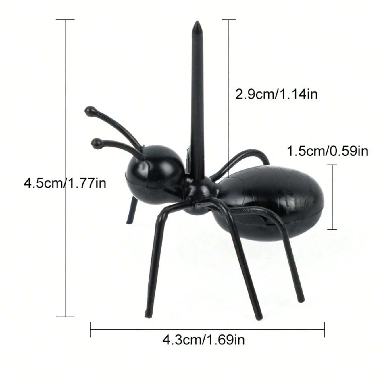 Loizziuy ant-shaped fruit pick for bento boxes enhances presentation and child-friendly snacking.