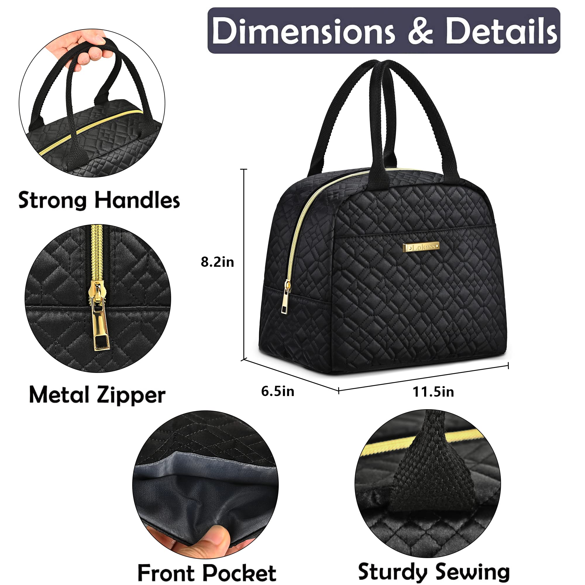 LOKASS dual handles offer comfortable carry