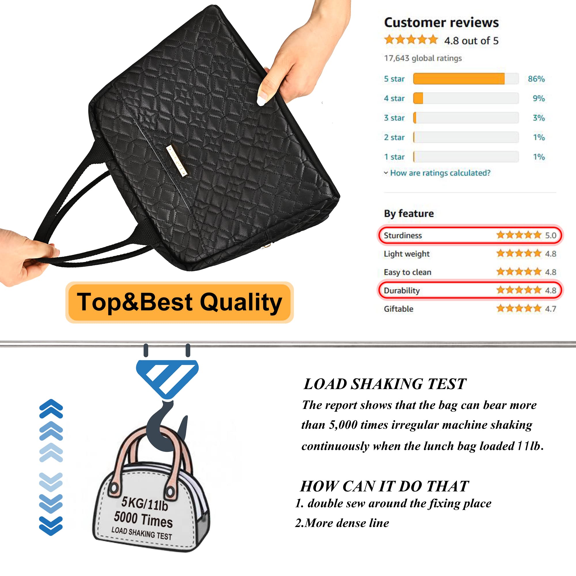 LOKASS durable metal zipper withstands daily use