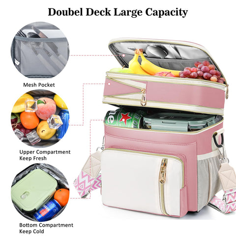 LOKASS interior mesh pocket keeps utensils organized and accessible