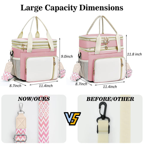 LOKASS adjustable shoulder strap enables comfortable over-the-shoulder carry
