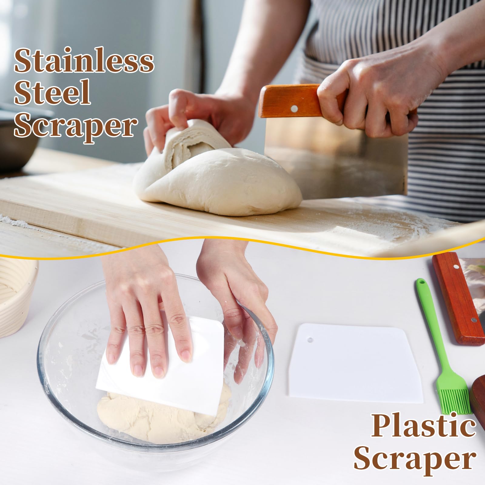Bread lame with five blades for precise scoring on Lokeisna set