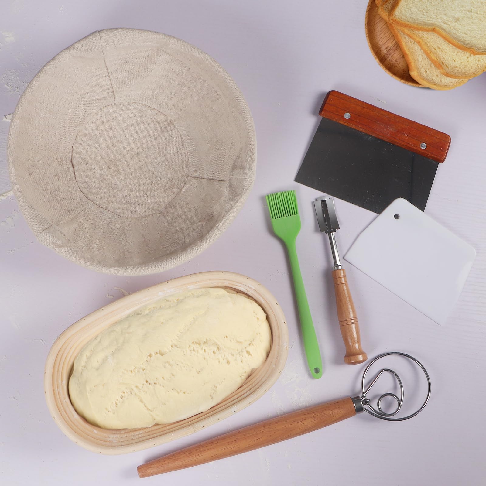 Cloth liners for Lokeisna baskets to keep surfaces clean and reusable