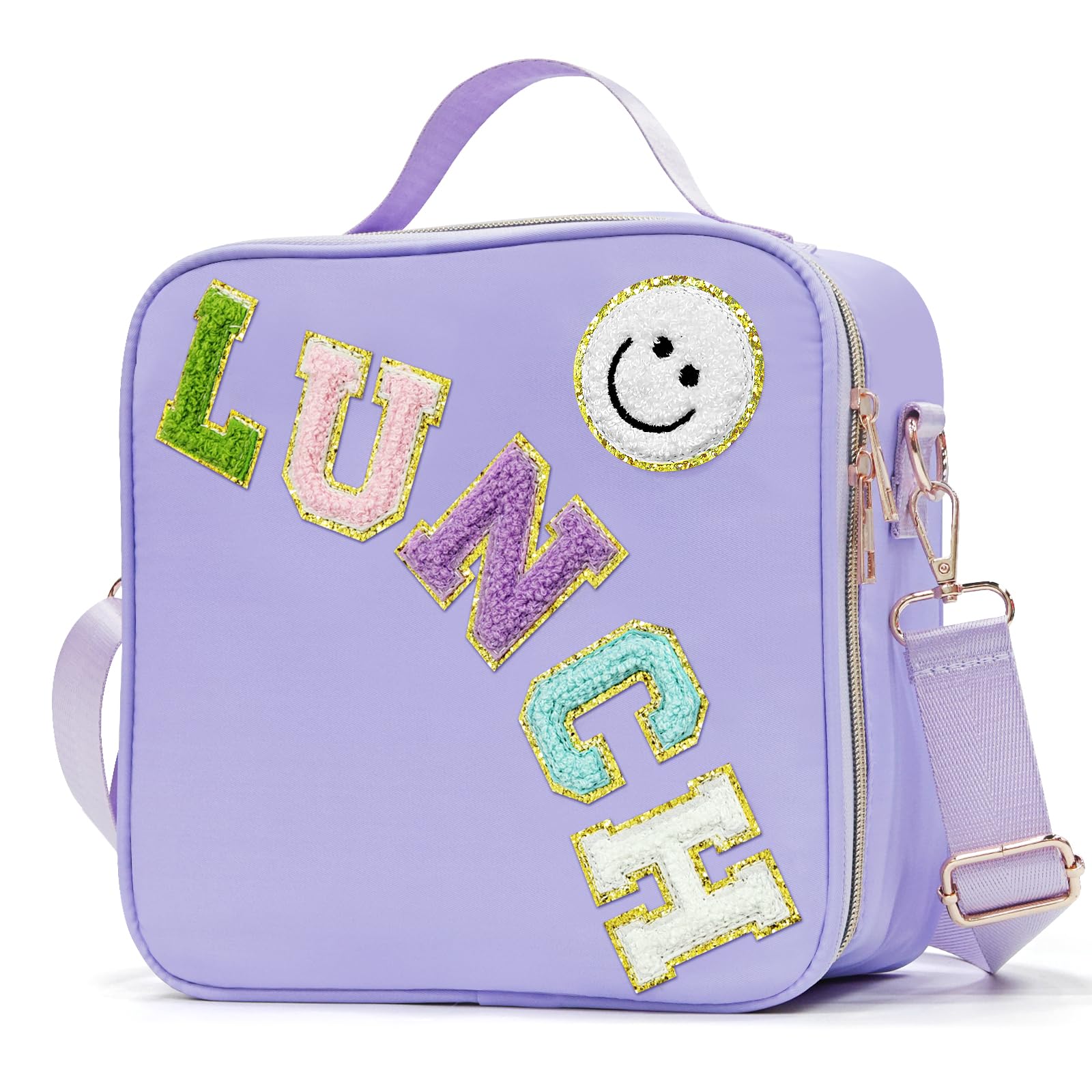 LOKFAR insulated lunch bag purple, a stylish daily meal carrier for work or school.