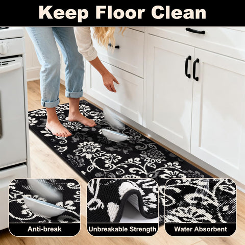 Lokhom washable runners are easy to clean with machine wash cycles