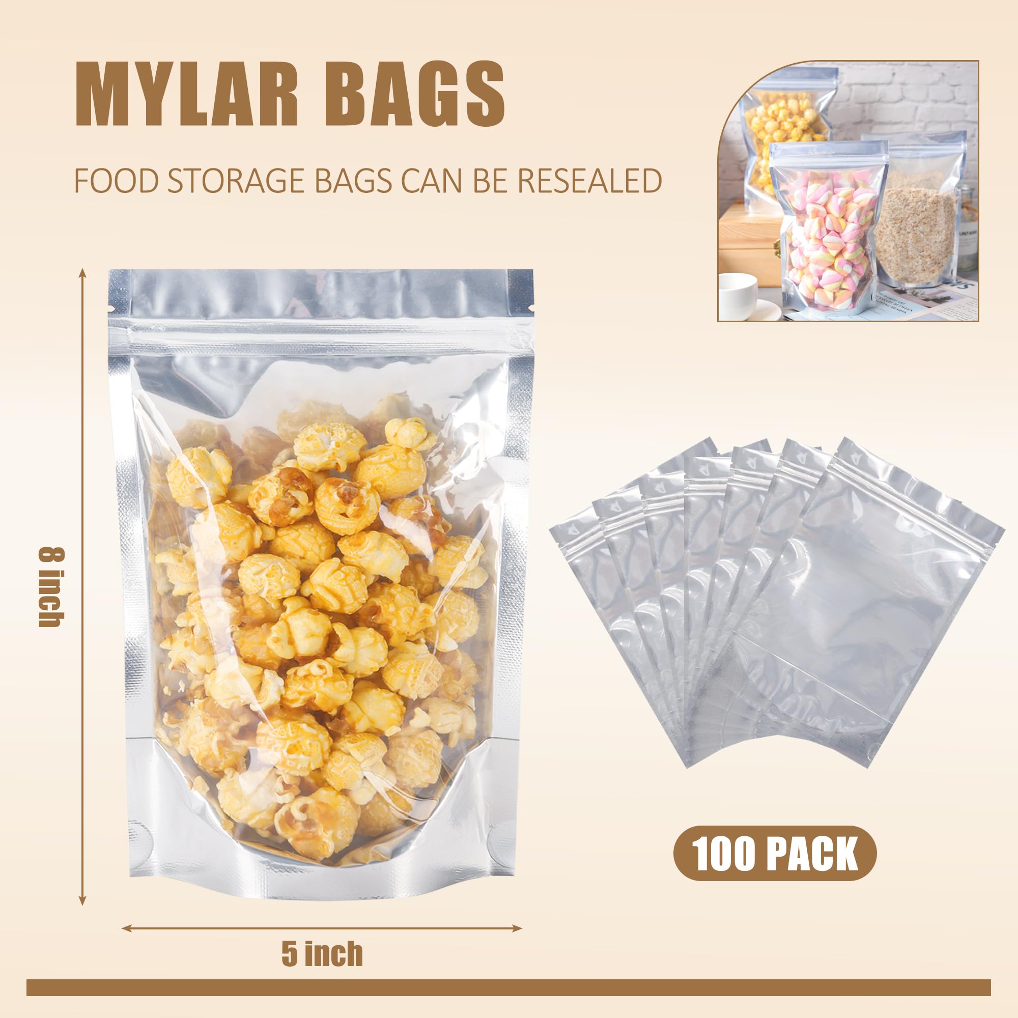 LOKQING resealable opening design allows easy filling and reuse.