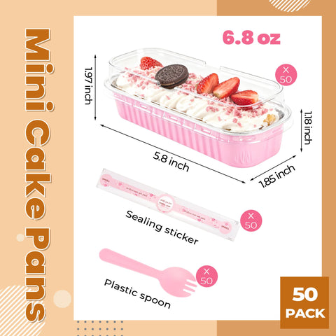 LOKQING clear lids fit mini loaf pans securely