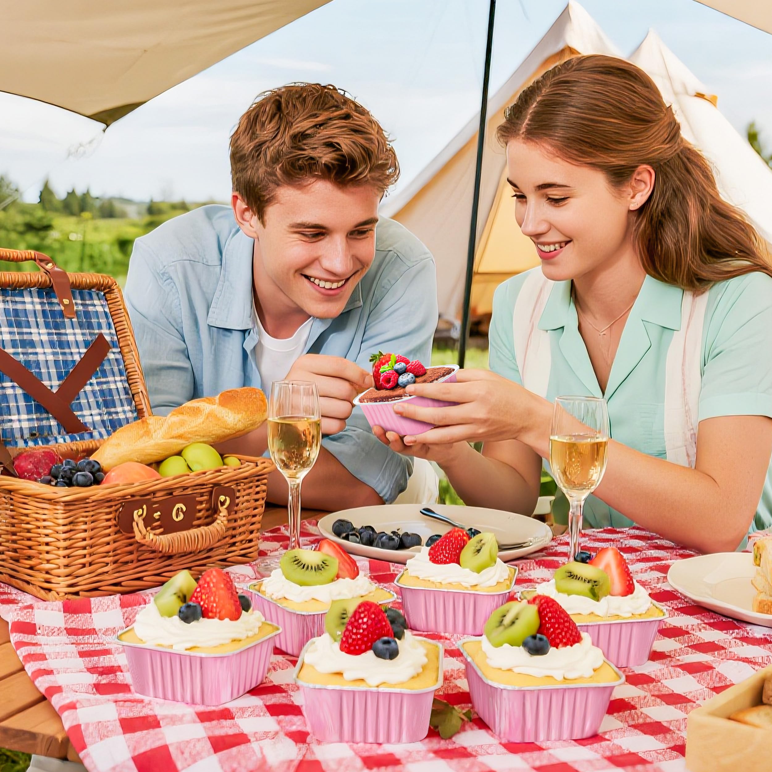 LOKQING compact disposable pans reduce cleanup after events.