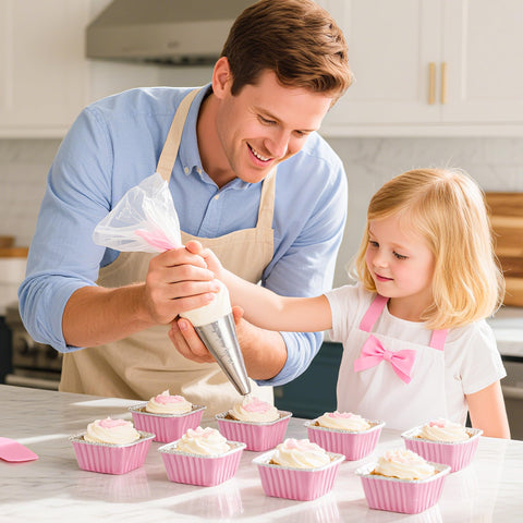 LOKQING pink pans ideal for birthdays and weddings