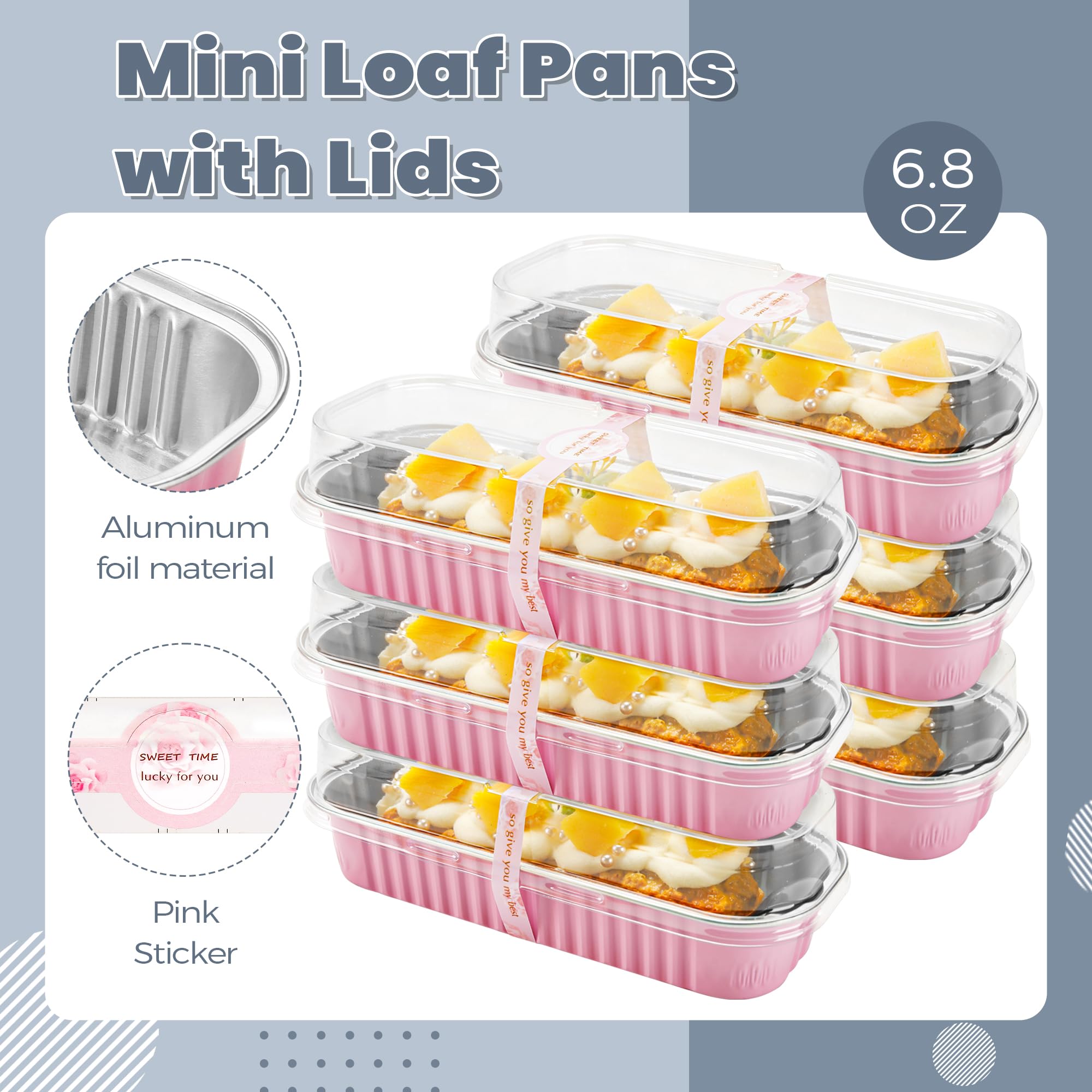 Included pink spoons and stickers with LOKQING pans
