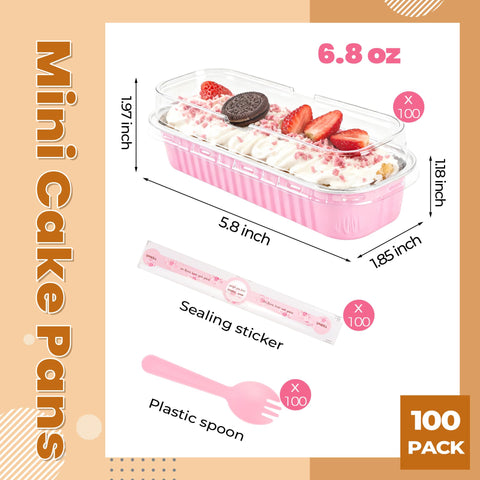 Transparent lid displays layered desserts for a polished look