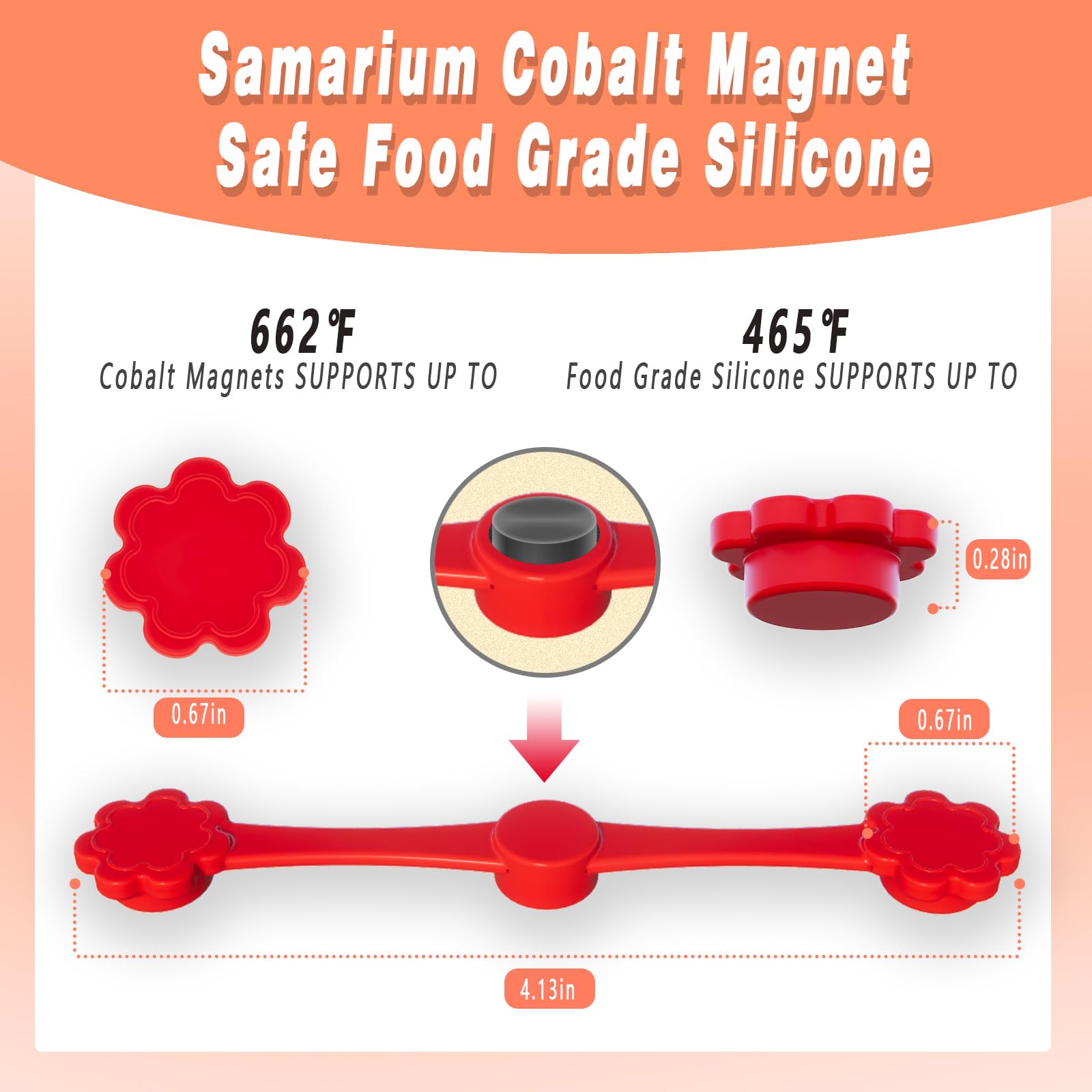 LOLDREAM iron-surface compatible magnet sticks to metal baskets.