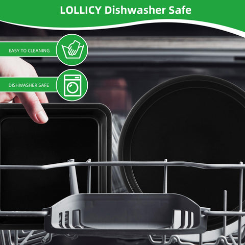 Lollicy small baking pan for even baking.