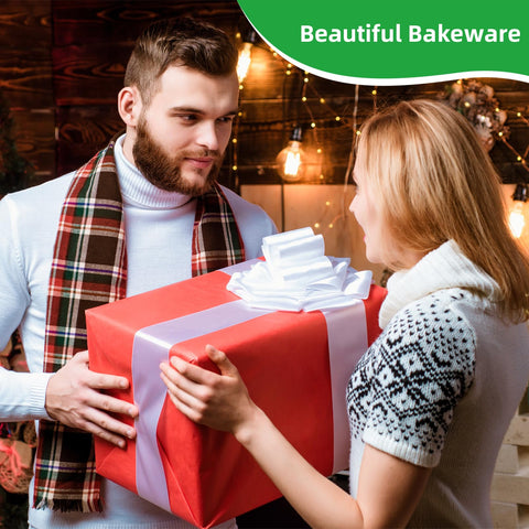 Lollicy stackable bakeware saves cabinet space for organized kitchens.