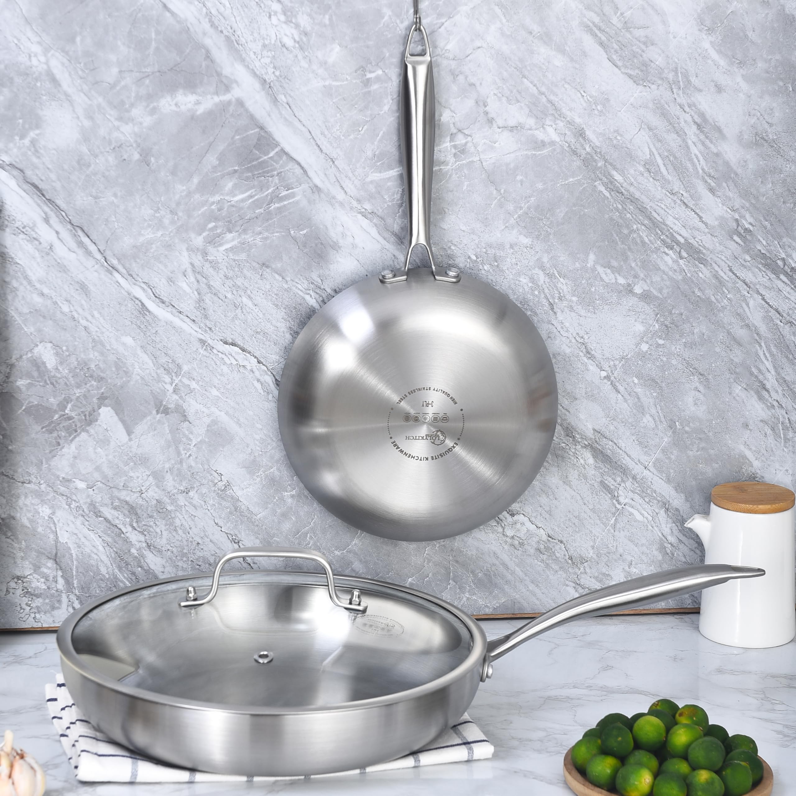 LOLYKITCH stainless steel design is dishwasher-safe for quick cleanup after busy days.