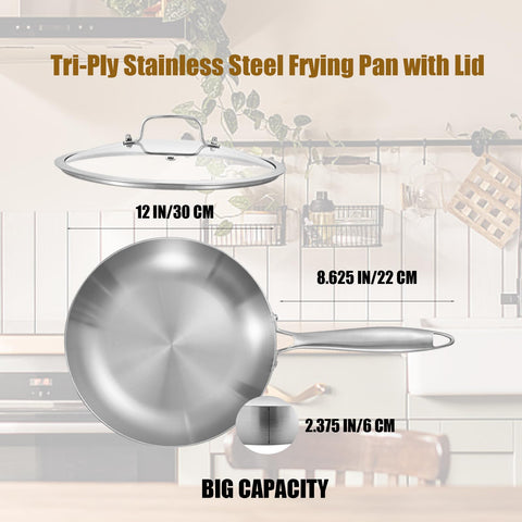 LOLYKITCH easy-clean polished surface resists sticking after high-heat cooking.