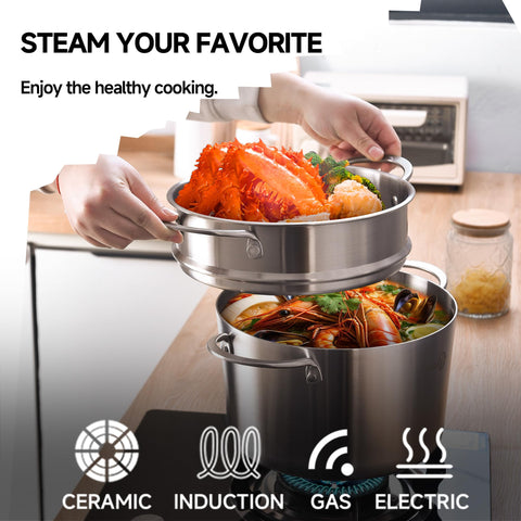 LOLYKITCH 18-8 stainless interior resists flavor transfer for clean results.