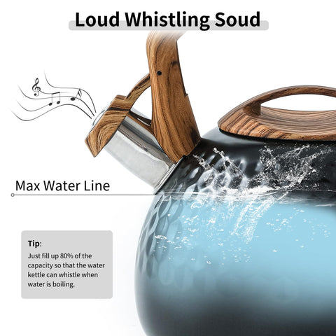 Lonffery wood-pattern handle provides comfortable grip and safe lifting.