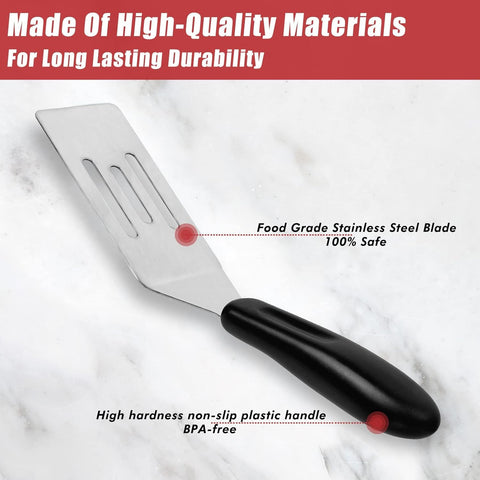 Longmann Pampered Chef Mini-Serving Spatula 2622 ergonomic handle offers comfortable grip.