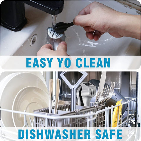 Longmann multi-use press for garlic, ginger, and seeds.