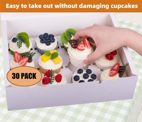 LONGTEAM food-grade cupcake boxes help keep pastries fresh during transport.